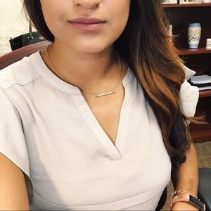 Baublebar Gold Bar Necklace